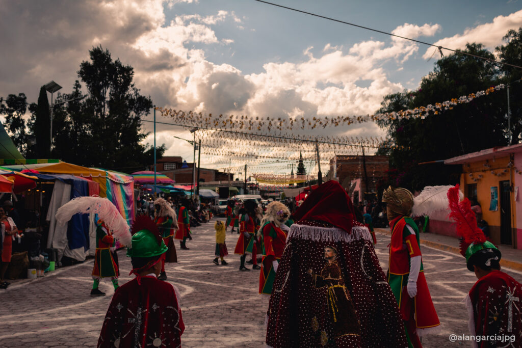 Fiestas patronales en San Francisco Mazapa, Estado de México.