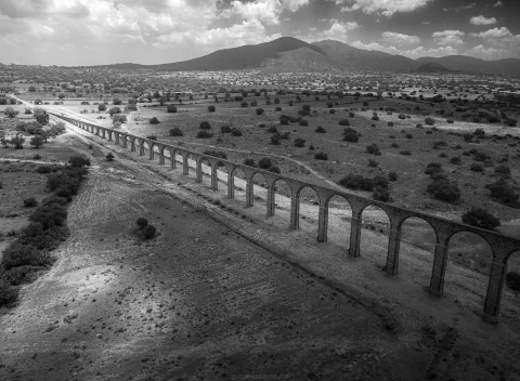 "Los Arcos" Acueducto del Padre Tembleque, Zempoala, Hidalgo.