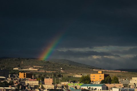 Arcoíris en Apan, Hidalgo