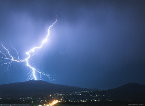Rayo de tormenta, Apan, Hgo.